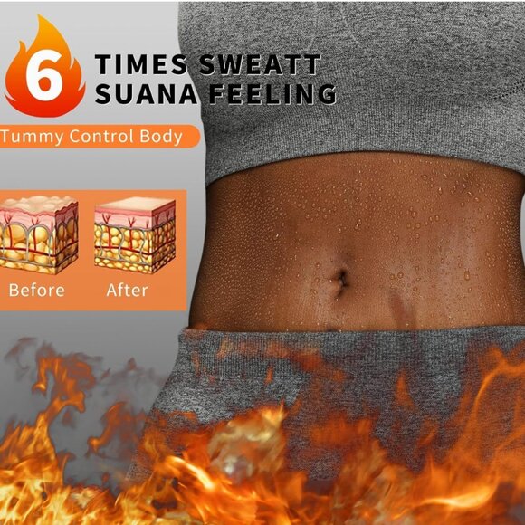 Sweat Band & Waist Trainer for Stomach and Lower Belly - Sauna Waist main image 7